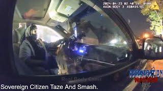 Sovereign Citizen Taze And Smash