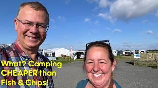 Gorgeous Beadnell in Northumberland Camping