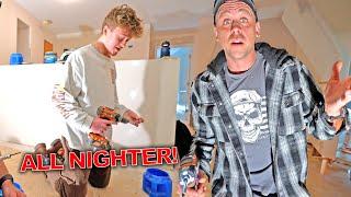 The Rental House Is Screwed! Noah & I Pulled An All Nighter..