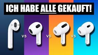 Ultimativer AirPods Vergleich - Welche AirPods kaufen in 2024 ? 