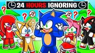 Sonic Ignored His FRIENDS For 24 Hours In Roblox SNAPCHAT...