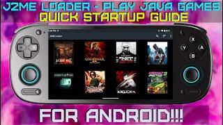 J2ME Loader - Play Java Games on Android and Retroid Pocket 5 Quick Starter Guide!!!