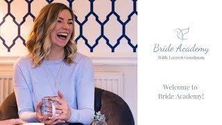 How to plan your wedding: Welcome To Bride Academy