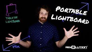 Tabletop Lightboard - Portable, Fast, & Clear - Home, Office, or Classroom