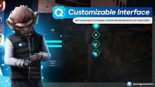 Quasar Interface for FiveM | Fully Customizable UI System with Real-Time Editing & Modern Design