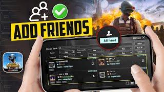 How to Add Friends in PUBG Mobile on iPhone | Invite Friends on PUBG Mobile