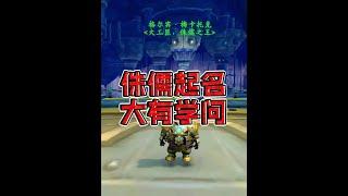 魔兽世界：侏儒起名，大有学问！ #魔兽世界#魔兽世界正式服#老魏打怪兽 #游戏解说 #魔兽世界怀旧服