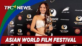 'Hello, Love, Again' star Kathryn Bernardo honored with Asian World Film Festival award | TFC News