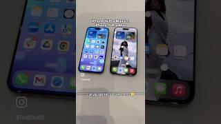 iPhone 16 Pro Max VS 15 Pro Max: See Size Clearly. #shorts