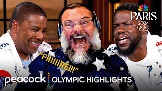 Jack Black Composes The New Olympic Theme Song | Olympic Highlights with Kevin Hart & Kenan Thompson