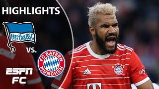 Hertha vs. Bayern Munich | Bundesliga Highlights | ESPN FC