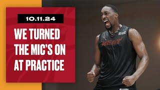 Mic'd Up On The Practice Court  | October 10, 2024