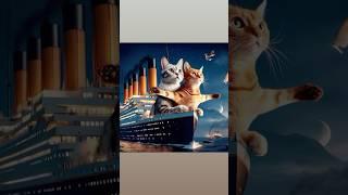 Titanic cats #cat #catlover #kucing #kitten #catvideos #katt #sorts #funny