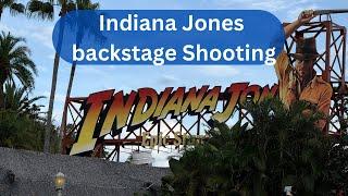 Backstage Indiana Jones Movie shooting show