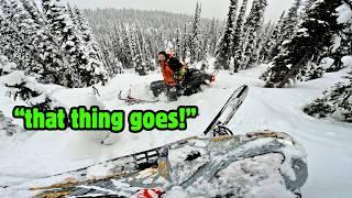 Naturally Aspirated Snowmobile keep up to TURBOS?