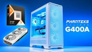 Dream AMD 9800x3D Gaming PC build in the Phanteks Eclipse G400a