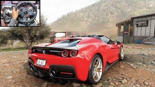 Ferrari J50 | Forza Horizon 5 | Steering Wheel | Ultra Realistic Immersive Graphics | 4K 60FPS