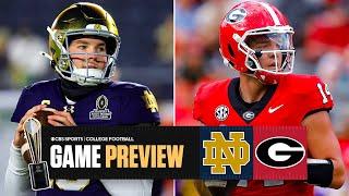 College Football Playoff Quarterfinal: No. 7 Notre Dame vs. No. 2 Georgia | GAME PREVIEW