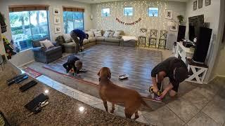 DIY Dance Floor - Vinyl Roll-Top & OSB / Plywood