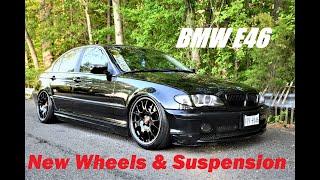 Painting brake calipers DIY - New Wheels & Suspension reveal - BMW E46