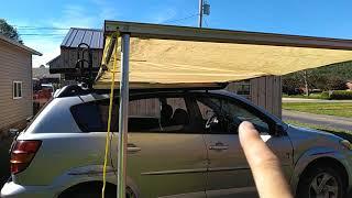 Pontiac Vibe camper outside accessories