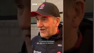 MICKEY HARTE LAUGHING AT JOE BROLLY + THE BOO BOY BRIGADE AFTER EMPHATIC DERRY WIN OVER WESTMEATH