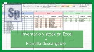  Cómo crear INVENTARIO y control de STOCK en Excel. Entradas y salidas