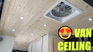 How To Make The BEST VAN CEILING For CHEAP!!!