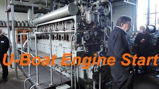 U-Boat Engine Start in the Kiel-Wik Engine Museum