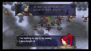 Zihark talks to Jill - Fire Emblem: Radiant Dawn