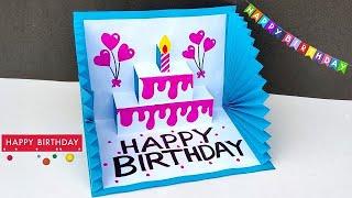 DIY Happy Birthday Pop up card 2024 / Birthday greeting card ideas handmade / Easy Birthday card