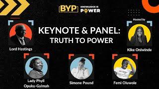 Truth To Power - Keynote & Panel Discussion - BYP Leadership Conference 2022