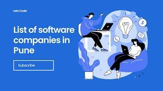 List of software companies in Pune | Startup List |