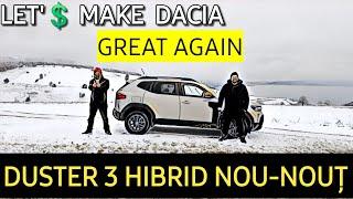 Dacia  Duster 3️⃣ hibrid nou-nouță ​⁠la off-road pe zăpadă @CosminOdorescu @CosminOdorescuTv