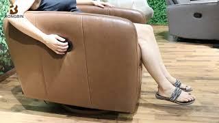 How To Use Recliner Single Sofa Chair Semi-Automatic | Foshan Rongbin Furniture