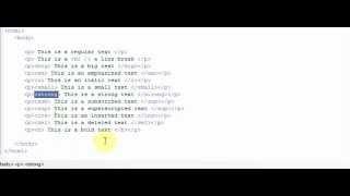 html Text styles & formatting tutorial