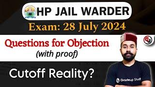 HP Jail Warder Exam 2024 - Questions for Objection (with proof) - ऐसे करें Objection