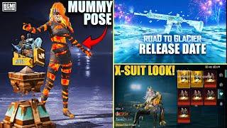 BGMI FREE GLACIER M4 *OFFICIAL* RELEASE DATE || MUMMY SET NEW CONCEPT COMING || TDM NEW EFFECT.
