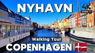 [4K] NYHAVN COPENHAGEN WALKING TOUR - BEST PLACES TO VISIT IN DENMARK