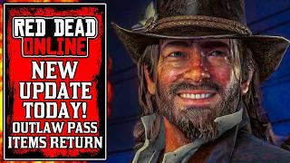 اقلام OUTLAW PASS بازگشته اند! خبر باور نکردنی! به روز رسانی آنلاین Red Dead جدید امروز! (RDR2)