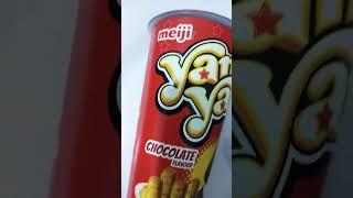 #asmr yummy yan yan dip chocolate biscuit 