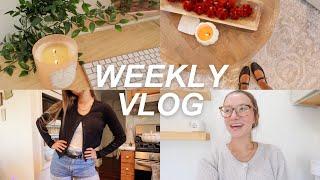 WEEK IN MY LIFE: fall clothing haul, working from home, productive days, + MORE!