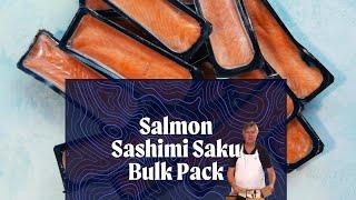 Salmon Sashimi Saku Bulk Pack