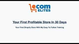 eCom Elites Review Is Franklin Hatchett’s Course Worth It ? 2020-2021