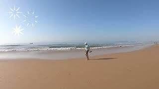 Walk along Alvor Beach, Portimão, Portugal