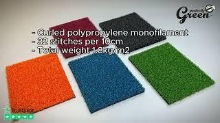 Tough Colours Artificial Grass with Colour and Resilience - Perfectly Green