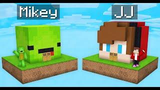 Mikey vs JJ SKY BASE Battle in Minecraft (Maizen)