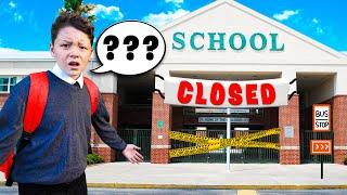 Convincing Little Brother his school reopened...*PRANK*