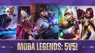 June 18 ROAD TO 1 MILLION SUBS  AND TODAY I PROMOTE A NEW GAME MOBA LEGEND 5VS5 #mobalegends5v5