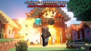 Trying the LEGENDARY Gun Mod For Minecraft 1.20.1